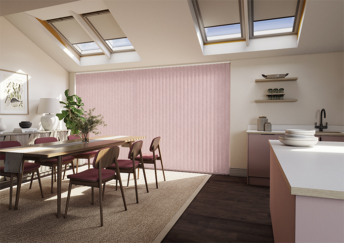 Brindisi, Light Pink - Vertical Blind - Image 6